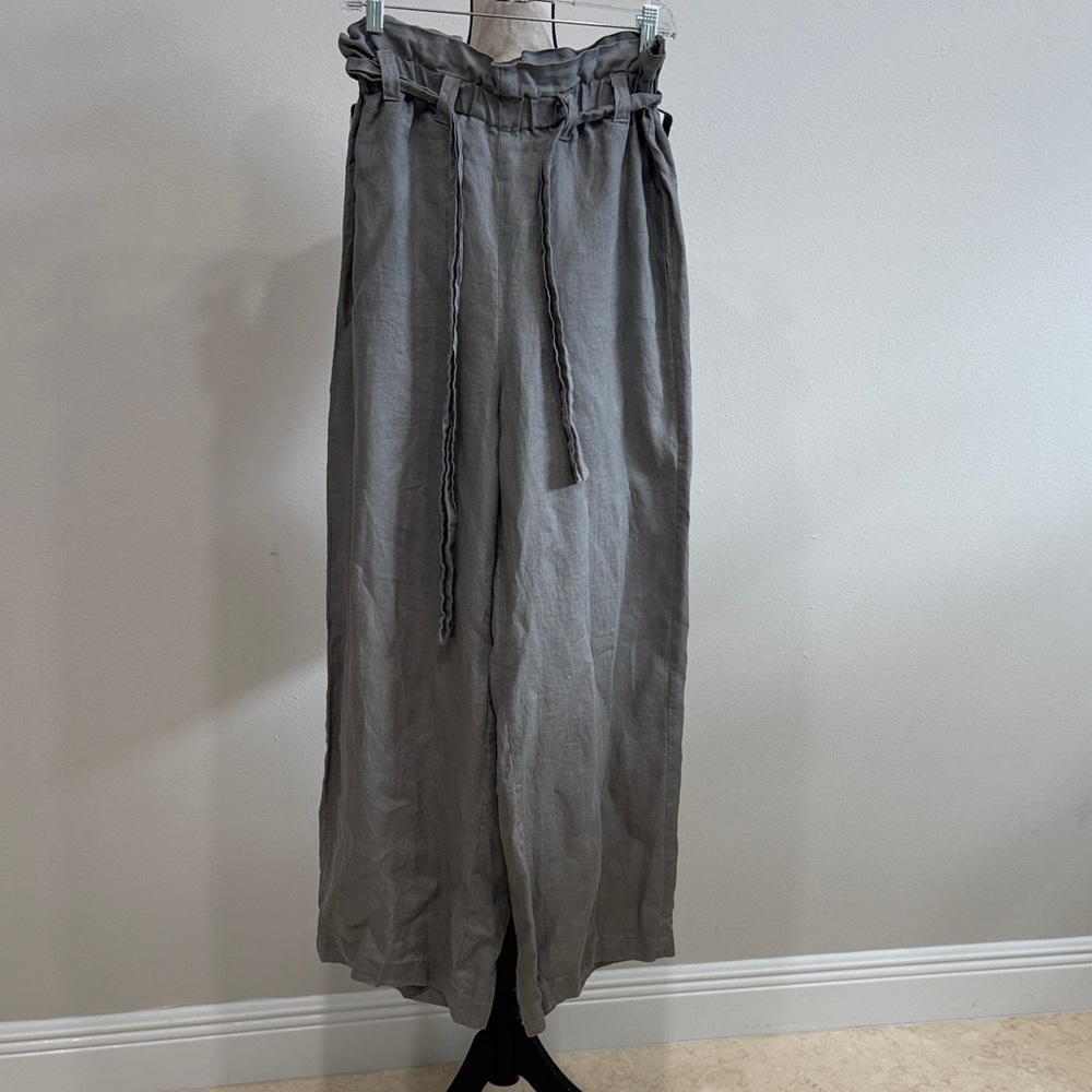 Gray Wide Leg Pants